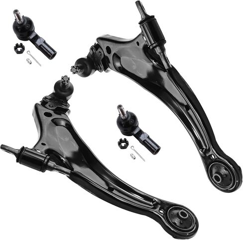 Detroit Axle - 4pc أذرع التحكم الأمامية لـ Chevy GMC Silverado Sierra 2500 3500 HD ، ضواحي Avalanche Yukon XL 2500 Hummer H2 ، أذرع التحكم العلوية والسفلية مع استبدال مفاصل الكرة in Saudi Arabia
