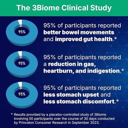 3Biome - Natural Probiotic Supplement - Non-GMO, Vegan, Gluten-Free in Saudi Arabia