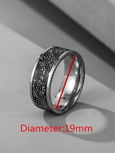 Men's Stainless Ste Ring with Watch Design Unique Fashion Ring in Saudi Arabia