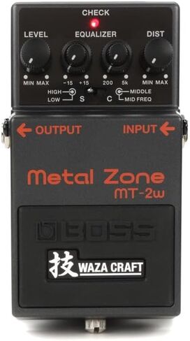 Boss MT-2W Waza Metal Zone Distortion Pedal in Saudi Arabia
