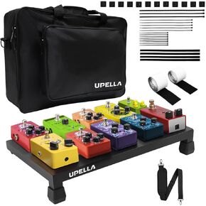 Guitar Pedal Board Aluminum Guitar Effect Pedal Board 18'' x 12.5'' Guitar Effects Pedalboard Accessories with Carrying Bag in Kuwait