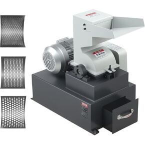 VEVOR Hammer Crusher, 3KW 220V Electric Rock Stone Shatter Grinder, Glass Crushing Machine with 400 to 600 kg/h Crushing Capacity, Coal Crusher Milling Machine with 0.12/0.24/0.4 inch Sieve Screens in Kuwait