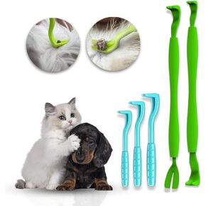 Tick Remover Tool - Safe & Easy Tick Remover for Humans and Pets - Effective Tick Remover for Cats and Dogs - Small to XL Tick Removal Tool for Dogs - Twist & Pull Tick Removal Kit (Set of 5) in Kuwait
