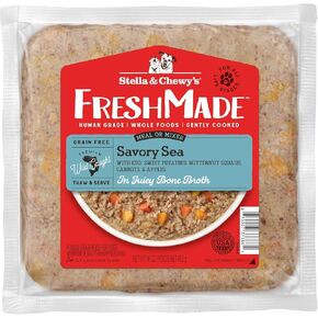 Stella & Chewy's FreshMade Frozen Fresh Grain-Free Beefy-Licious Dog Food, 16-oz Pouch (Pack of 4) in Kuwait