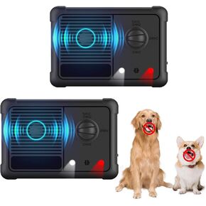 أجهزة التحكم في نباح الكلاب، أجهزة ردع نباح الكلاب بالموجات فوق الصوتية القابلة لإعادة الشحن، 3 أوضاع لأجهزة مكافحة نباح الكلاب مناسبة للكلاب الكبيرة والمتوسطة والصغيرة، عبوة من قطعتين in Kuwait
