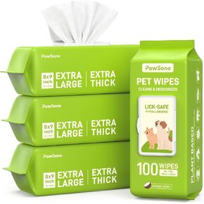PawSono Hypoallergenic Pet Wipes for Dogs, Cats & Small Animals, 400 Coun in Saudi Arabia
