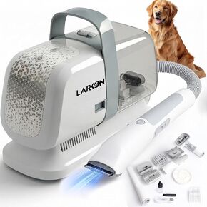 Pet Grooming Vacuum & Nail Grinding Kit – 10Kpa High-Suction Pet Hair Vacuum with 3-Speed Settings & Ultra Low Noise + Nail Grinder | Cats & Dog Grooming Vacuum for Shedding | Large 2L Dustbin in Saudi Arabia