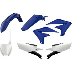 Polisport Motocross (MX) Replica Plastic Kit for Yamaha YZ 450F (2018-22) – OEM Quality, Durable, Flexible & Perfect Fit – Blue/White/Black in Kuwait