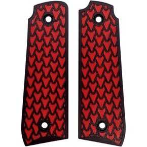 Red & Black Dragon Scale Printed Ruger Mark IV 22/45 Grips in Saudi Arabia