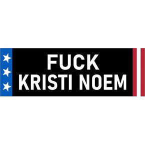 Fuck Kristi Noem Sticker Large 3x9 Anti Noem Stickers in Kuwait
