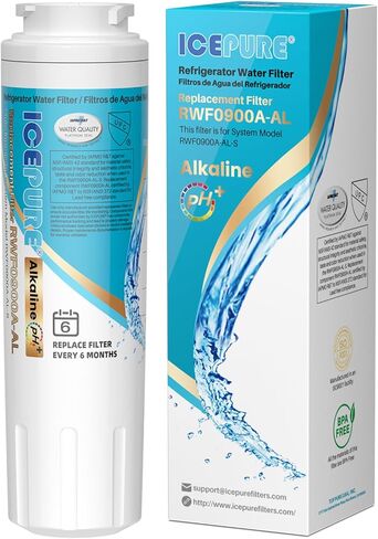 فلتر مياه للثلاجة من ICEPure، متوافق مع Maytag UKF8001، UKF8001AXX، UKF8001P، ويرلبول 4396395، 469006، EDR4RXD1، فلتر كل قطرة 4، Puriclean II، RWF0900A 1PACK in Kuwait