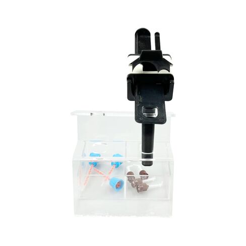 Dental Impression Gun Organizer, YOUYA DENTAL Clear Acrylic 2/4-Gun Holder with Mixing Tips Storage Holds Dental Impression Cartridge Delivery Dispenser Guns & Mixing Tips Organizer (4-Gun PRO) in Saudi Arabia