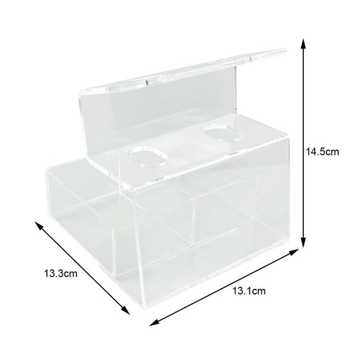 Dental Impression Gun Organizer, YOUYA DENTAL Clear Acrylic 2/4-Gun Holder with Mixing Tips Storage Holds Dental Impression Cartridge Delivery Dispenser Guns & Mixing Tips Organizer (4-Gun PRO) in Saudi Arabia