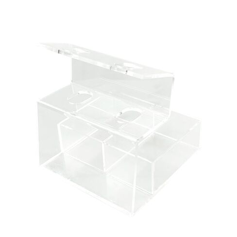 Dental Impression Gun Organizer, YOUYA DENTAL Clear Acrylic 2/4-Gun Holder with Mixing Tips Storage Holds Dental Impression Cartridge Delivery Dispenser Guns & Mixing Tips Organizer (4-Gun PRO) in Saudi Arabia
