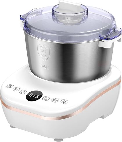 AIZIYO DoughChief, 7.4QT Dough Maker, Dough Mixer with Ferment Function, 304 Stainless Steel Bowl, Removeable lid, Face-up Touch Panel, Electric Dough Proofing Box for Pizza & Bread in Kuwait