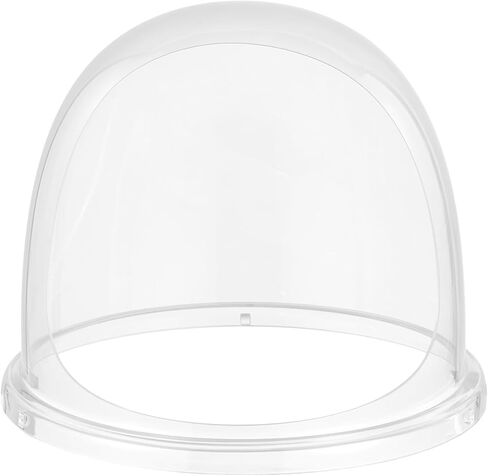 VEVOR 16 Inch Cotton Candy Machine Cover, Transparent Acrylic Dome Bubble Shield Compatible with 15inch Commercial Cotton Candy Floss Maker Bowl for Party, Shops, Bottom Groove Design in Kuwait