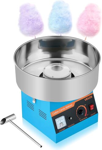 VEVOR 16 Inch Cotton Candy Machine Cover, Transparent Acrylic Dome Bubble Shield Compatible with 15inch Commercial Cotton Candy Floss Maker Bowl for Party, Shops, Bottom Groove Design in Kuwait