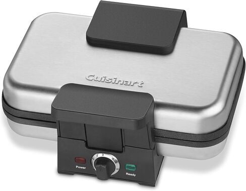 Cuisinart Pizzelle Press, WM-PZ10, Bakes Two 4-Inch Italian Waffle Cookies, 5 Browning Settings, Nonstick Plates, Stainless Steel, Silver in Saudi Arabia