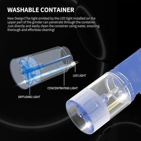 Electric Salt and Pepper Grinder Battery Powered Automatic Pepper Mill Grinder, Adjustable Coarseness shakers, One-Hand Operation for Kitchen in Saudi Arabia