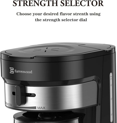 Ice Tea Maker with 2.5QT Cold Brew Coffee & Iced Tea Pitcher, Strength Selector, Reusable Filter for Lemonade, Fruit Infused Water (Black) in Saudi Arabia