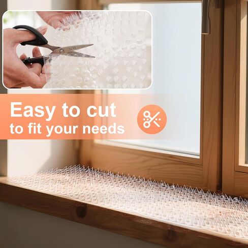 Uross Scat Mat for Cats -10PCS Deterrent Mat with Spikes Indoor Cat Repellent Mat Outdoor Scat Spikes Mat Indoor Cat Countertop Deterrent Keep Cats Off Counter in Saudi Arabia