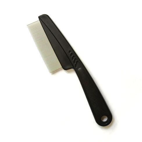 KEAIYYJ- Flea Comb for Cats and Dogs, Fine Tooth Tick Brush (Black) in Saudi Arabia