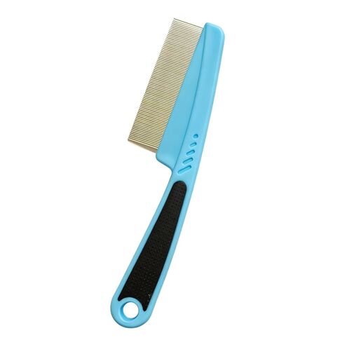 KEAIYYJ- Flea Comb for Cats and Dogs, Fine Tooth Tick Brush (Black) in Saudi Arabia