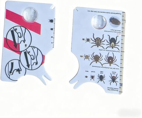 Tick Remover Card with Magnifying Glass, Wallet Sized Tick Remover Tool for Cat, Dog, Pet in Saudi Arabia