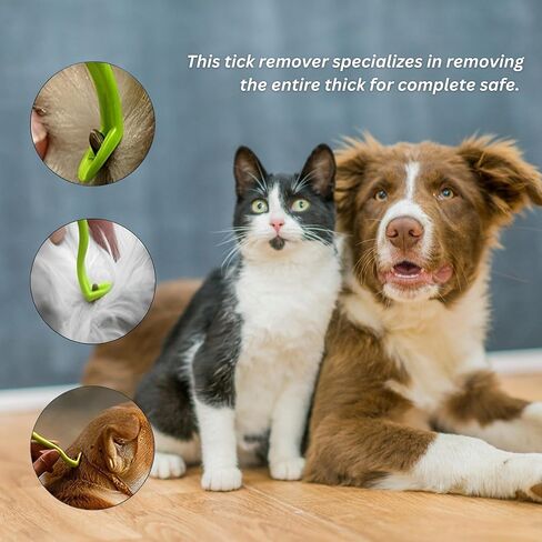 Tick Remover Tool - Safe & Easy Tick Remover for Humans and Pets - Effective Tick Remover for Cats and Dogs - Small to XL Tick Removal Tool for Dogs - Twist & Pull Tick Removal Kit (Set of 5) in Saudi Arabia