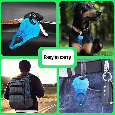 Tick Remover Tool 3 Pack – Portable Tick Key for Pets, Dogs, Animals, and Humans – Quick & Safe Tick Removal Tool – Essential Outdoor Camping Gear for Easy and Reliable Use in Saudi Arabia