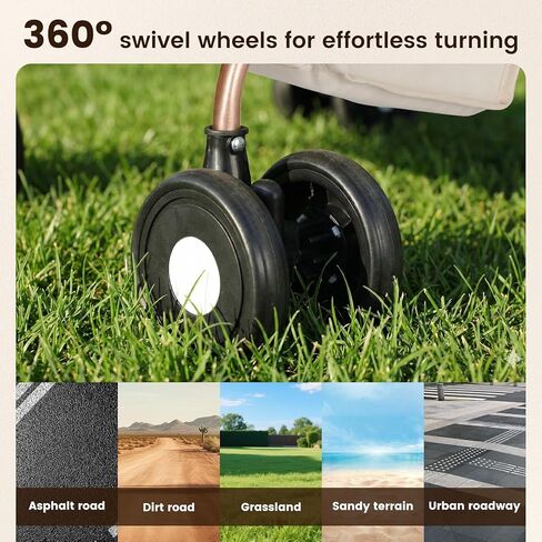 عربة كلب للكلاب والقطط الصغيرة والمتوسطة، عربة أطفال قابلة للطي تحمل ما يصل إلى 44 رطلاً، عربة كلب مع سلة تخزين وحاملات أكواب، بالإضافة إلى حامل حيوانات أليفة محمول قابل للإزالة in Kuwait