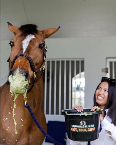 Equine Elixirs Chug Equine Hydration Supplement Electrolyte Powder for Horses Small Size 12 Servings in Saudi Arabia