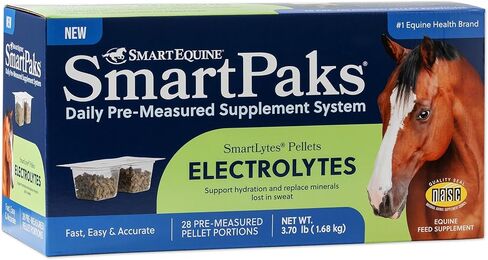 SmartLytes SmartPaks مكمل إلكتروليت لبيليه الحصان | يشجع على الترطيب، ويجدد الشوارد | بدون سكر مضاف | نكهة التفاح والموز | 28 يوم | باكس اليومية in Kuwait