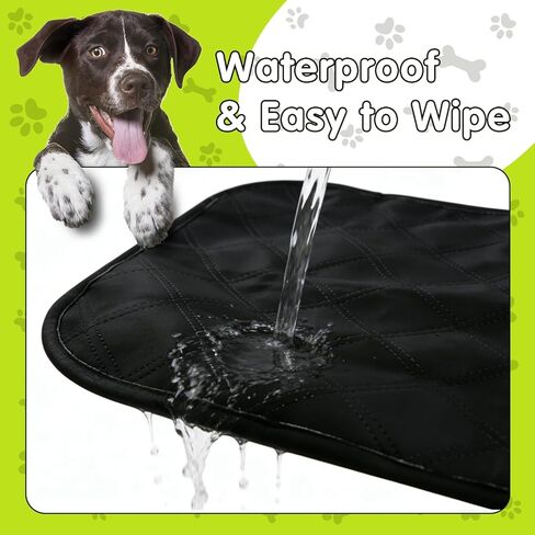 وسادة قفص للكلاب مقاومة للمضغ، سرير كلب غير قابل للتدمير مع قماش مقاوم للتمزق من الدرجة العسكرية، حصيرة بيت الكلب قابلة للعكس مقاومة للماء، سرير الحيوانات الأليفة المحمول للسفر ومقعد السيارة، يمكن غسله في الغسالة (23 × 17 بوصة) in Kuwait