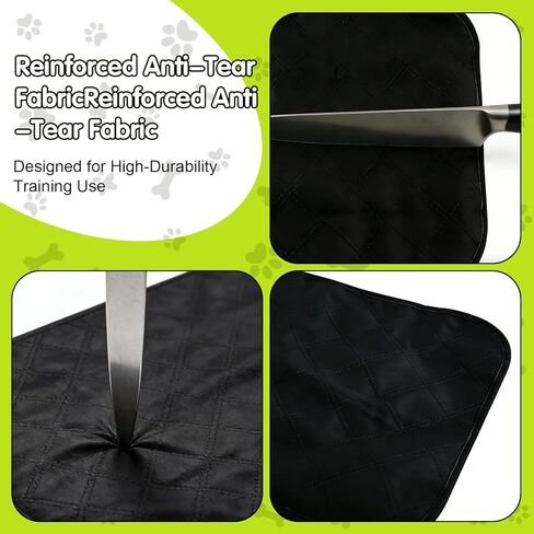 وسادة قفص للكلاب مقاومة للمضغ، سرير كلب غير قابل للتدمير مع قماش مقاوم للتمزق من الدرجة العسكرية، حصيرة بيت الكلب قابلة للعكس مقاومة للماء، سرير الحيوانات الأليفة المحمول للسفر ومقعد السيارة، يمكن غسله في الغسالة (23 × 17 بوصة) in Kuwait