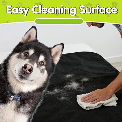 وسادة قفص للكلاب مقاومة للمضغ، سرير كلب غير قابل للتدمير مع قماش مقاوم للتمزق من الدرجة العسكرية، حصيرة بيت الكلب قابلة للعكس مقاومة للماء، سرير الحيوانات الأليفة المحمول للسفر ومقعد السيارة، يمكن غسله في الغسالة (23 × 17 بوصة) in Kuwait