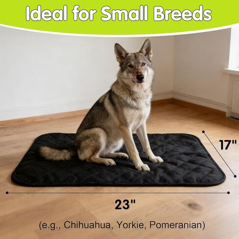 وسادة قفص للكلاب مقاومة للمضغ، سرير كلب غير قابل للتدمير مع قماش مقاوم للتمزق من الدرجة العسكرية، حصيرة بيت الكلب قابلة للعكس مقاومة للماء، سرير الحيوانات الأليفة المحمول للسفر ومقعد السيارة، يمكن غسله في الغسالة (23 × 17 بوصة) in Kuwait