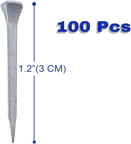 BHTOP E3 Horseshoe Nails, 100 Pcs Steel 1.2 Inch Horseshoe Nail Horseshoe Nails for Horse Training Equestrian Sports, Low-Carbon Steel in Saudi Arabia