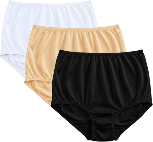 Vanity Fair Classic Ravissant Tailored Brief - Pack of 3 - 15712 (7, WDB Multi) in Saudi Arabia