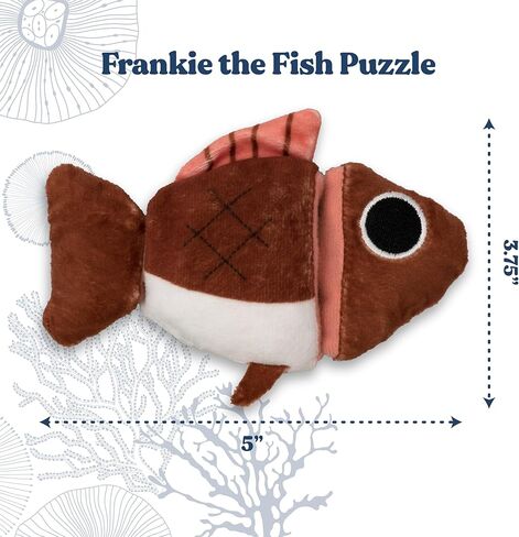 Cat Toys | Plush Toy Fish Puzzle Cat Toys for Indoor Cats | Eco Friendly Toy Made from Non Toxic Materials in Saudi Arabia
