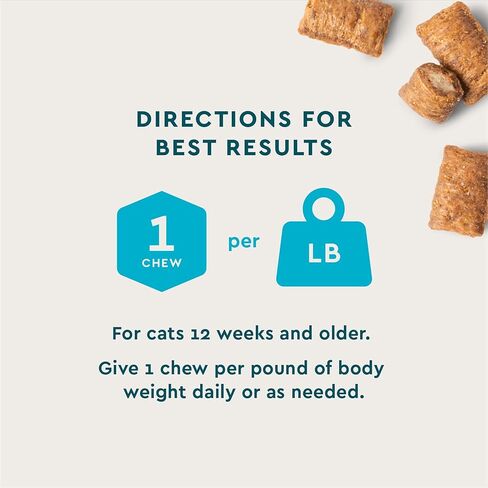 VetIQ Cat Hip & Joint Supplement, Chicken Flavored Cat Supplement with Glucosamine and Green Lipped Mussel for Mobility and Arthritis Support, 3.7oz in Saudi Arabia