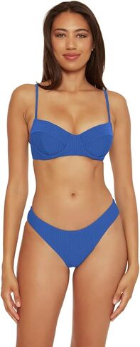 Becca by Rebecca Virtue Line in The Sand Giselle Rib Textured Underwire Bra in Kuwait