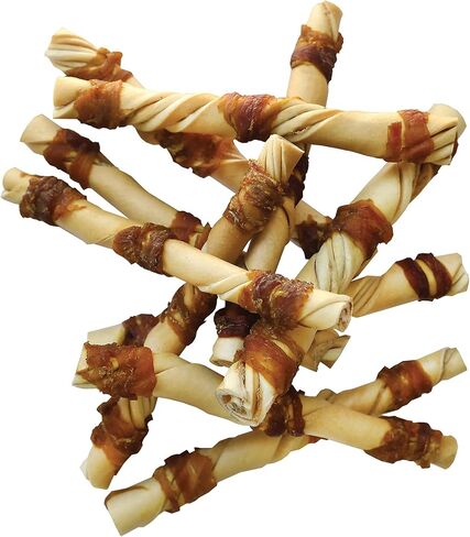Wild Eats Water Buffalo Retriever Style Cheek Roll Dog Chews - 5 Pack (Long Lasting Chews, Treats, Bones for Aggressive Chewers & Large Dogs) Great Substitute Pig Ears Dogs in Kuwait