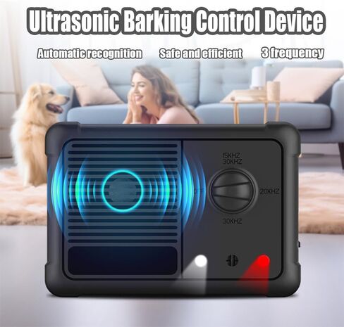 أجهزة التحكم في نباح الكلاب، أجهزة ردع نباح الكلاب بالموجات فوق الصوتية القابلة لإعادة الشحن، 3 أوضاع لأجهزة مكافحة نباح الكلاب مناسبة للكلاب الكبيرة والمتوسطة والصغيرة، عبوة من قطعتين in Kuwait