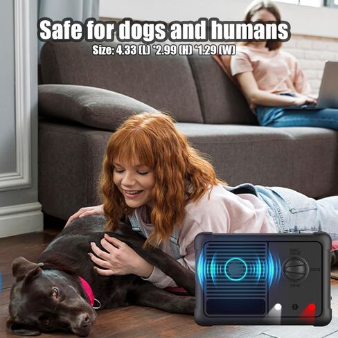 أجهزة التحكم في نباح الكلاب، أجهزة ردع نباح الكلاب بالموجات فوق الصوتية القابلة لإعادة الشحن، 3 أوضاع لأجهزة مكافحة نباح الكلاب مناسبة للكلاب الكبيرة والمتوسطة والصغيرة، عبوة من قطعتين in Kuwait