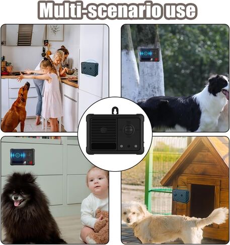 أجهزة التحكم في نباح الكلاب، أجهزة ردع نباح الكلاب بالموجات فوق الصوتية القابلة لإعادة الشحن، 3 أوضاع لأجهزة مكافحة نباح الكلاب مناسبة للكلاب الكبيرة والمتوسطة والصغيرة، عبوة من قطعتين in Kuwait