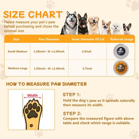 Pet Paw Cleaner Base for Full-Size Dogs with Claw Tray Design, Mechanical Dog Foot Washing Device (Medium-Large) in Saudi Arabia