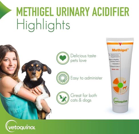 Vetoquinol Methigel Urinary Acidifier to Promote Urinary and Bladder Health for Dogs & Cats in Saudi Arabia