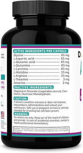 مكمل دعم الكلى Aminodyl™ 400 مجم للقطط والكلاب الصغيرة - يدعم وظيفة الكلى الطبيعية بالأحماض الأمينية ويعزز بشكل كبير صحة ورفاهية وحيوية الكلى - 120 كبسولة رش. الولايات المتحدة الأمريكية in Kuwait