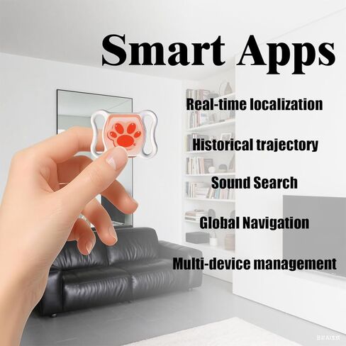 Cat Tracker for Indoor & Outdoor Cats & Dogs with Unlimited Range – 365-Day Battery Life iOS & Android Compatible No Subscription or Monthly Fee Kitten Finder with Real-Time Alerts Easy to Use in Kuwait